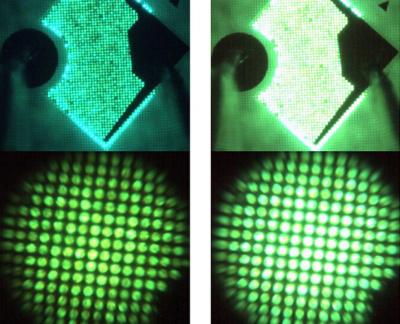 Emission microscopy of efficient InGaN green microLEDs (University of Sheffield)