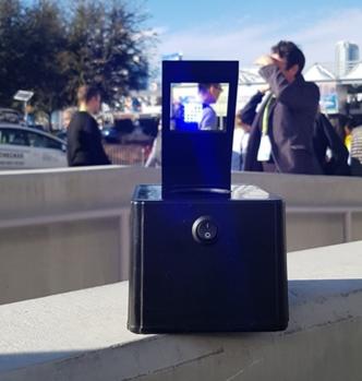 Plessey MicroLED HUD prototype (CES 2018)