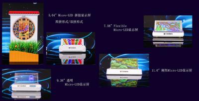 Tianma MicroLED display prototypes (2021-12)
