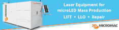 3D-MicroMac - laser equipment for MicroLED mass production