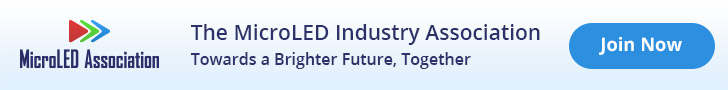 The MicroLED Industry Association banner