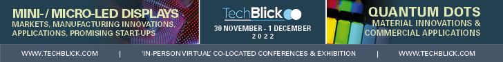 TechBlick microLED 2022 virtual event