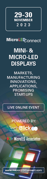 MicroLED Connect: year-round microLED industry virtual and on-site events!