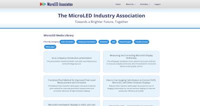 The MicroLED Library screenshot