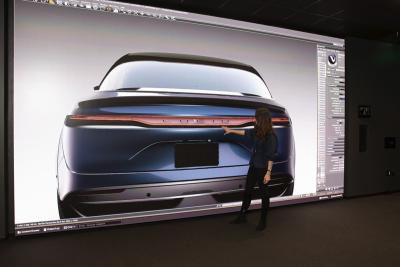 Lucid Motors 255-inch Samsung microLED The Wall photo