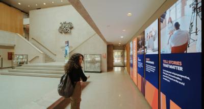 Syracuse University - public communication school, Samsung The Wall installation